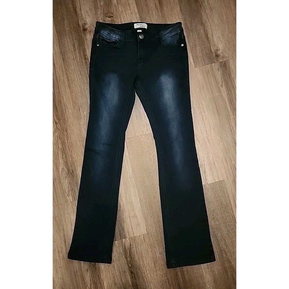 Harmony + Havoc Womens Jeans Size 9 Dark Wash Denim Straight Leg - Picture 9 of 11